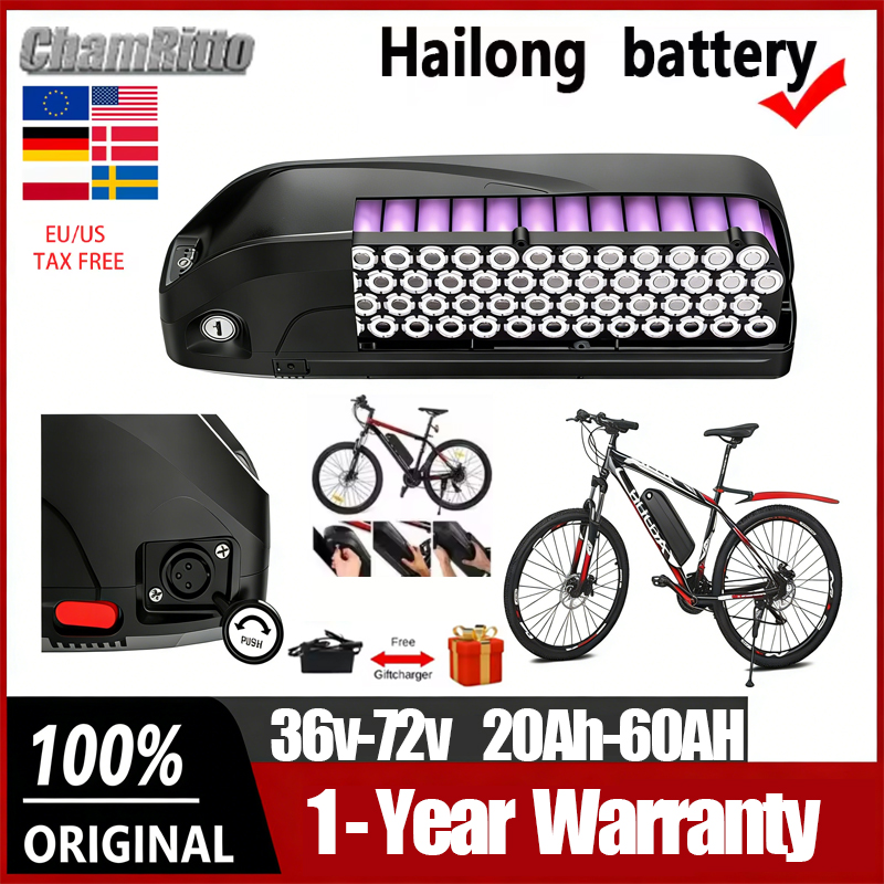 Ebike Battery 48V 20Ah Hailong - Batterie Hailong pour vélo électrique 36V
