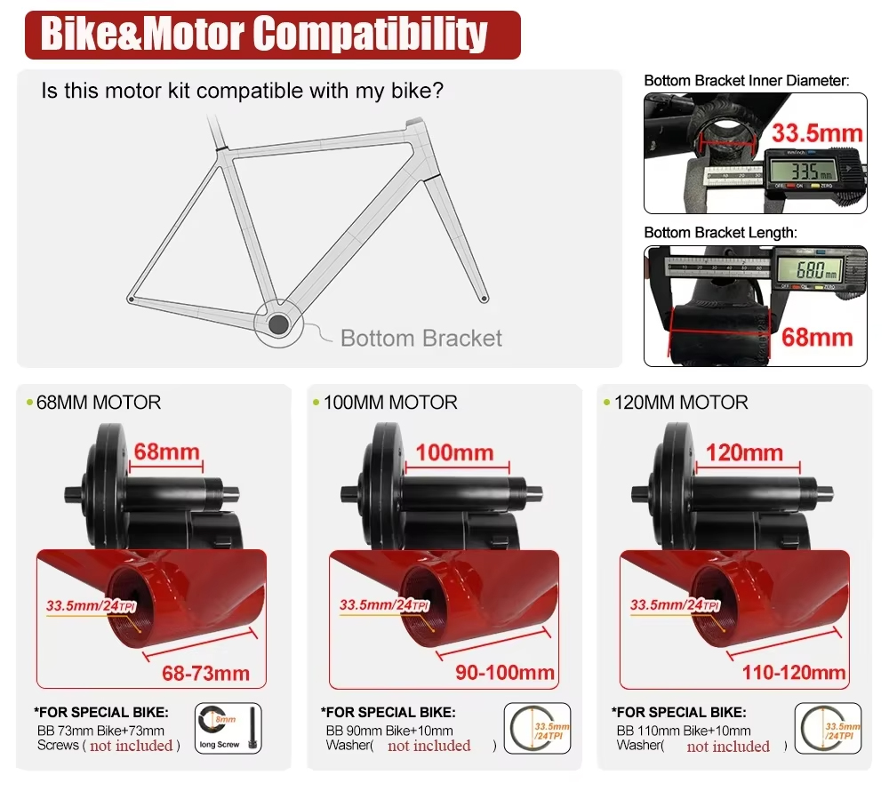 Kit de conversion de vélo élec - Bafang Bbshd 1000W Conversion Kit avis et prix